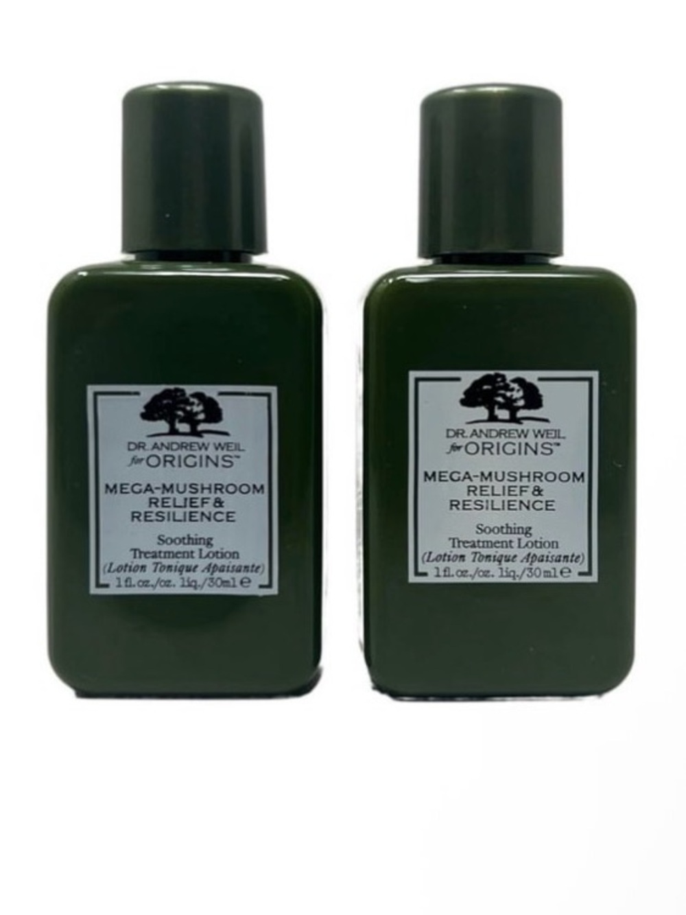 Origins Mega-Mushroom Relief & Resilience Soothing Treatment Lotion - Dark Green